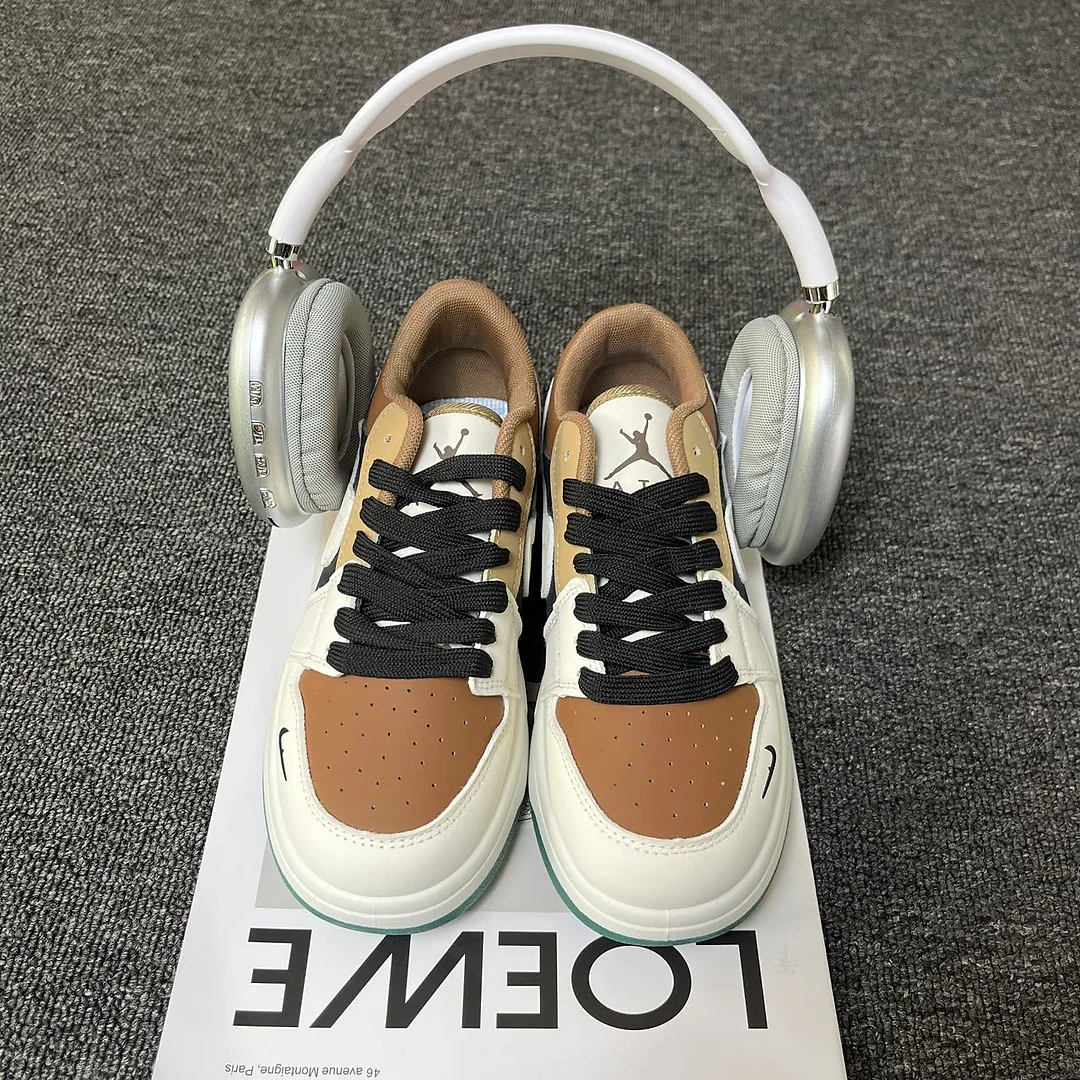 Giày thể thao Low-top Swoosh ngược, phong cách Panda đen trắng, unisex 🐼